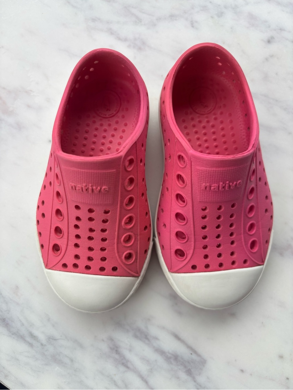 Native Jefferson Kids' Slip-On Shoes Size 5 C5 Hollywood Pink